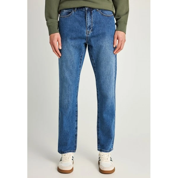 Funky Buddha Cotton Straight Fit Παντελόνι Τζιν Ανδρικό (FBM013-082-02-MD-BLUE)