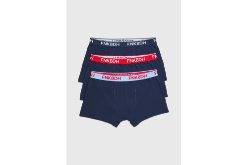 Funky Buddha Εσώρουχο Boxer 3-Τεμάχια (FBM013-082-10-NAVY)