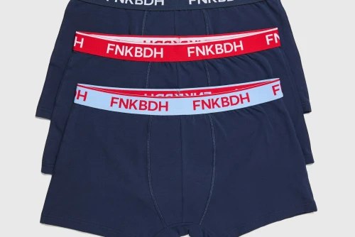 Funky Buddha Εσώρουχο Boxer 3-Τεμάχια (FBM013-082-10-NAVY)