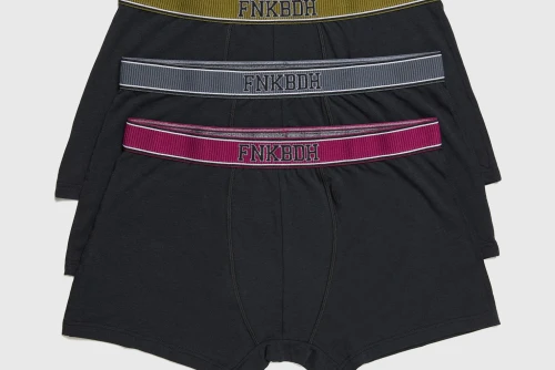 Funky Buddha Εσώρουχο Boxer 3-Τεμάχια (FBM013-084-10-BLACK)
