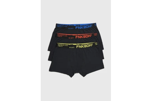 Funky Buddha Εσώρουχο Boxer 3-Τεμάχια (FBM013-085-10-BLACK)
