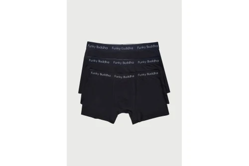 Funky Buddha Εσώρουχο Boxer 3-Τεμάχια (FBM013-088-10-BLACK)