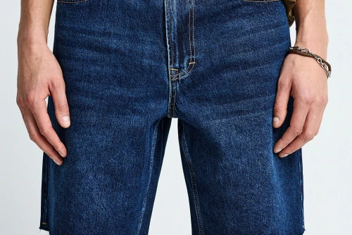 Funky Buddha Βερμούδα Τζιν Ανδρική (FBM013-093-03-DK-BLUE)