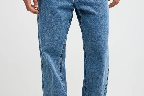 Funky Buddha Ανδρικό Τζιν Παντελόνι Baggy (FBM013-095-02-MD-BLUE)