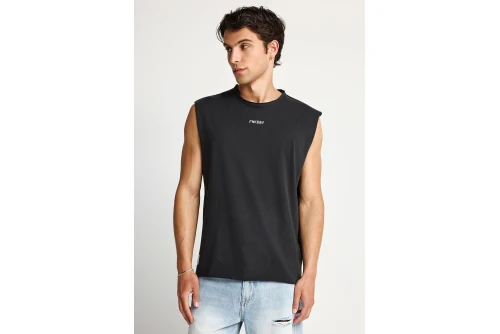 Funky Buddha Ανδρική Μπλούζα Χωρίς Μανίκι (FBM013-096-04-ANTHRACITE)