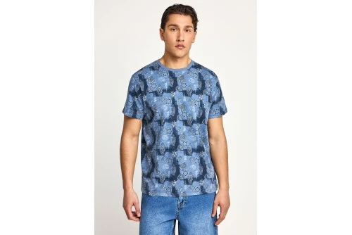Funky Buddha T-Shirt Ανδρικό (FBM013-304-04-INDIGO)