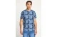 Funky Buddha Ανδρικό Κοντομάνικο T-Shirt Ίντιγκο