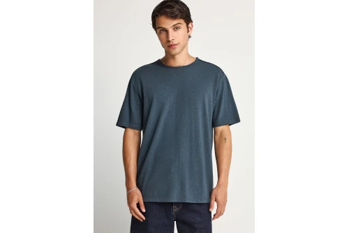 Funky Buddha The Essentials Relaxed Fit T-Shirt Ανδρικό (FBM013-309-04-DK-GREY)