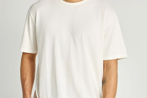 Funky Buddha The Essentials Relaxed Fit T-Shirt Ανδρικό (FBM013-309-04-OFF-WHITE)