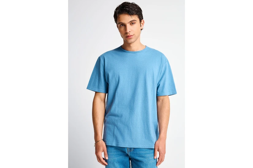 Funky Buddha Ανδρικό Κοντομάνικο T-Shirt Μπλε