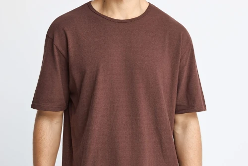 Funky Buddha Ανδρική Μπλούζα Κοντό Μανίκι Basic (FBM013-310-04-BRUNETTE)