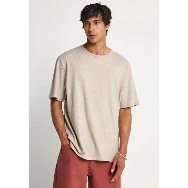 Funky Buddha Ανδρική Μπλούζα Κοντό Μανίκι Basic (FBM013-310-04-FOG)