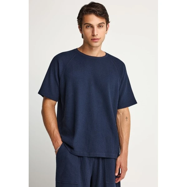 Funky Buddha The Essentials T-Shirt Ανδρικό (FBM013-312-04-MIDNIGHT-BLUE)