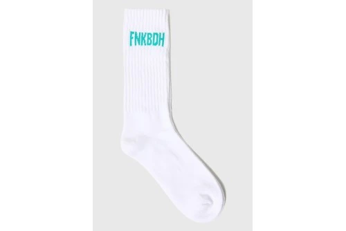 Funky Buddha Κάλτσες Ψηλές 1 Ζευγάρι (FBM013-314-10-OFF-WHITE)