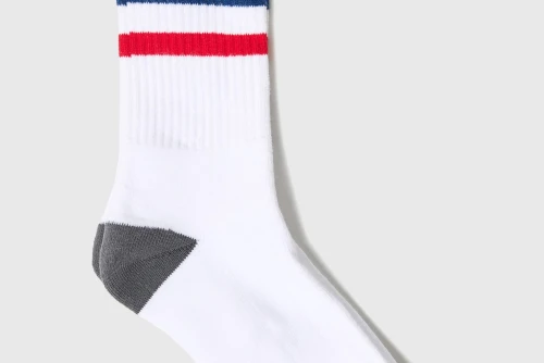 Funky Buddha Κάλτσες Ψηλές 1 Ζευγάρι (FBM013-316-10-OFF-WHITE)