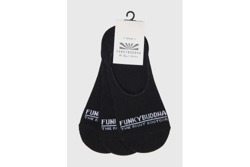 Funky Buddha Κάλτσες Κοντές 1 Ζευγάρι (FBM013-321-10-BLACK)