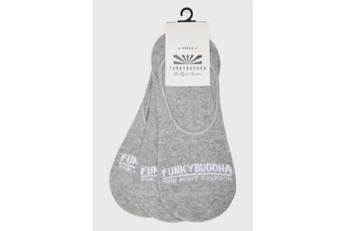 Funky Buddha Ανδρικές Κάλτσες (FBM013-321-10-GREY-MEL)