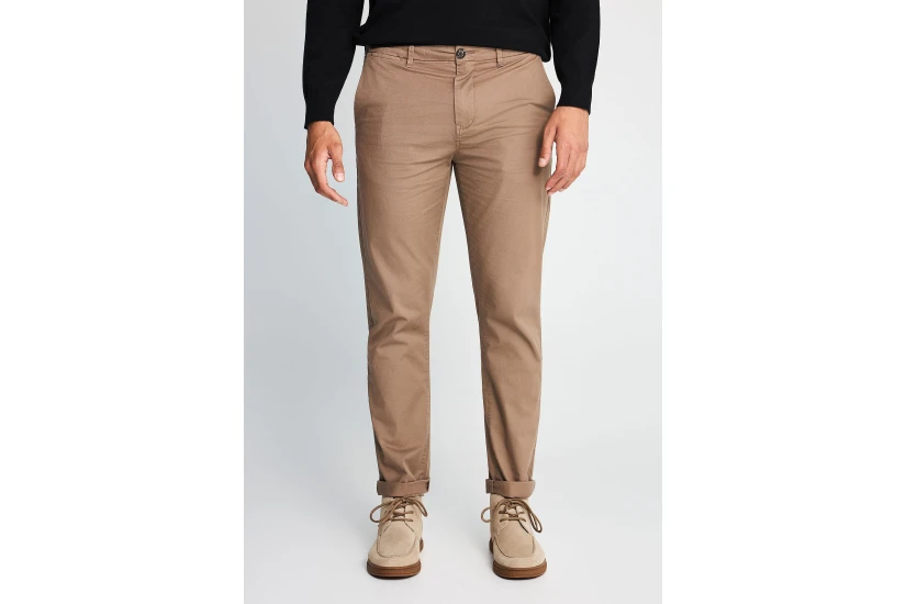 Funky Buddha Ανδρικό Παντελόνι Chino Πουρό