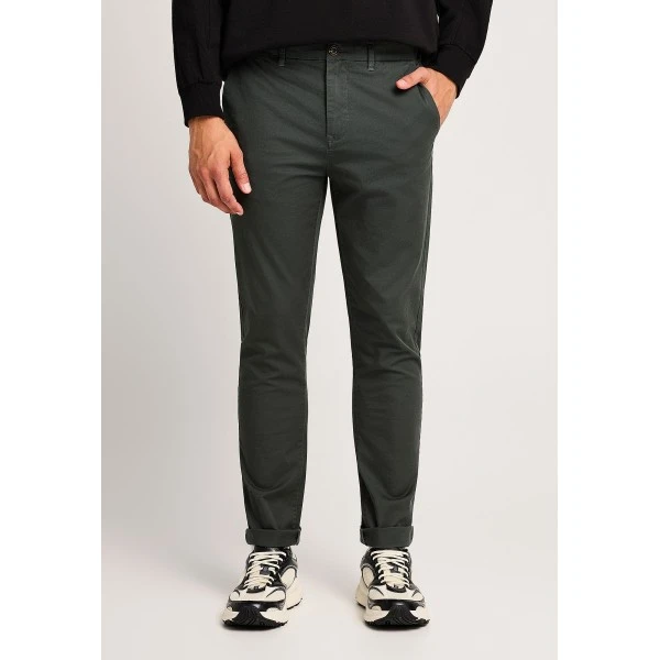 Funky Buddha Ανδρικό Παντελόνι Chino (FBM014-001-02-GREEN-STORM)