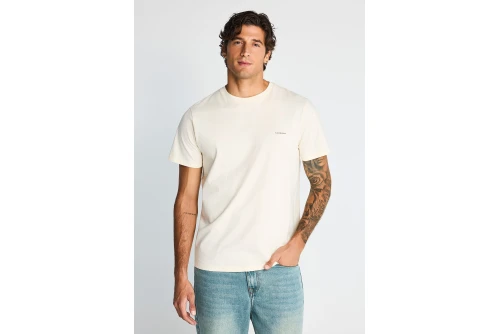 Funky Buddha Ανδρική Μπλούζα Με Κοντό Μανίκι Basic (FBM014-001-04-CHALK)