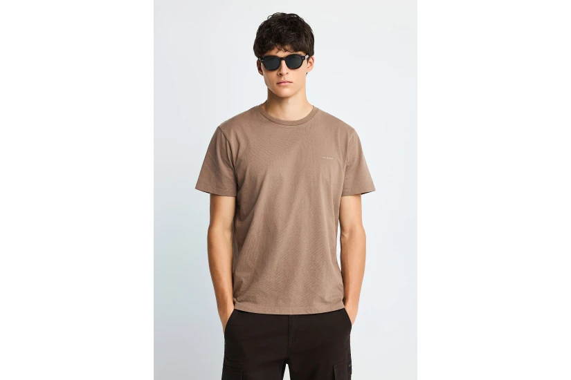 Funky Buddha Ανδρικό Κοντομάνικο T-Shirt Πουρό