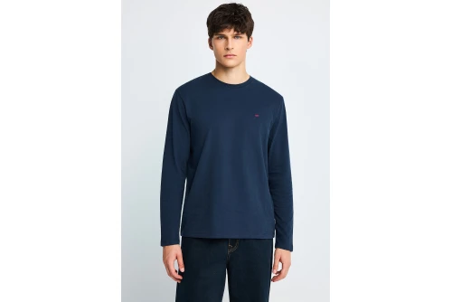 Funky Buddha Ανδρική Μπλούζα Με Μακρύ Μανίκι (FBM014-001-07-NAVY)