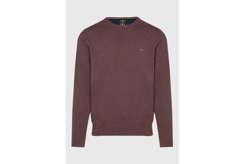 Funky Buddha Ανδρικό Πλεκτό Με Λαιμόκοψη (FBM014-001-09-SHADOW-MAUVE)