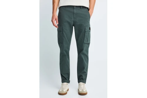Funky Buddha Ανδρικό Παντελόνι Cargo (FBM014-002-02-GREEN-STORM)