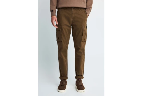 Funky Buddha Ανδρικό Παντελόνι Cargo (FBM014-002-02-WOOD)