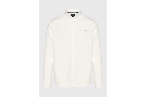 Funky Buddha Ανδρικό Πουκάμισο Basic (FBM014-002-05-SNOW-WHITE)