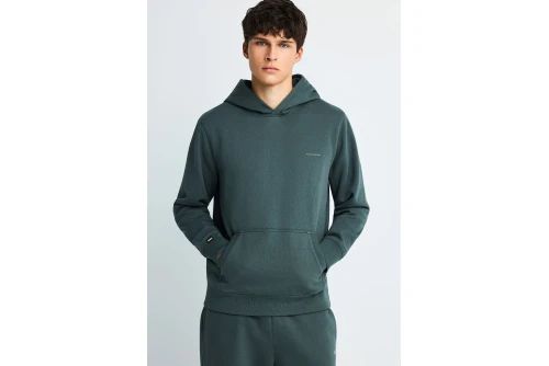Funky Buddha Ανδρικό Φούτερ Με Κουκούλα (FBM014-002-06-GREEN-STORM)