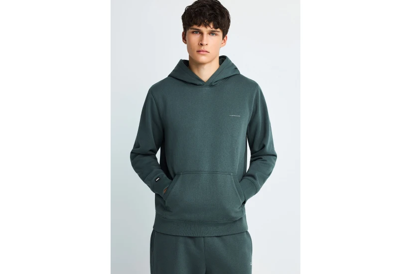 Funky Buddha Ανδρικό Φούτερ Με Κουκούλα (FBM014-002-06-GREEN-STORM)