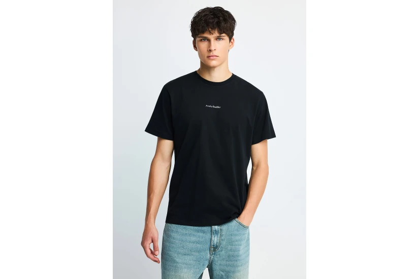Funky Buddha Ανδρικό Κοντομάνικο T-Shirt Μαύρο