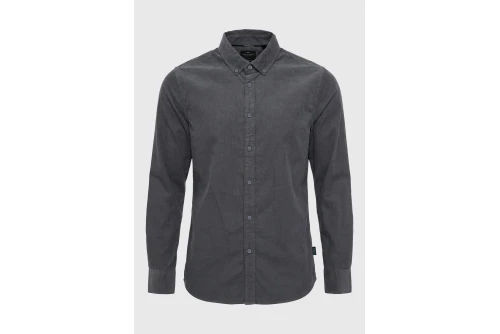 Funky Buddha Ανδρικό Πουκάμισο Basic (FBM014-003-05-ELEPHANT)