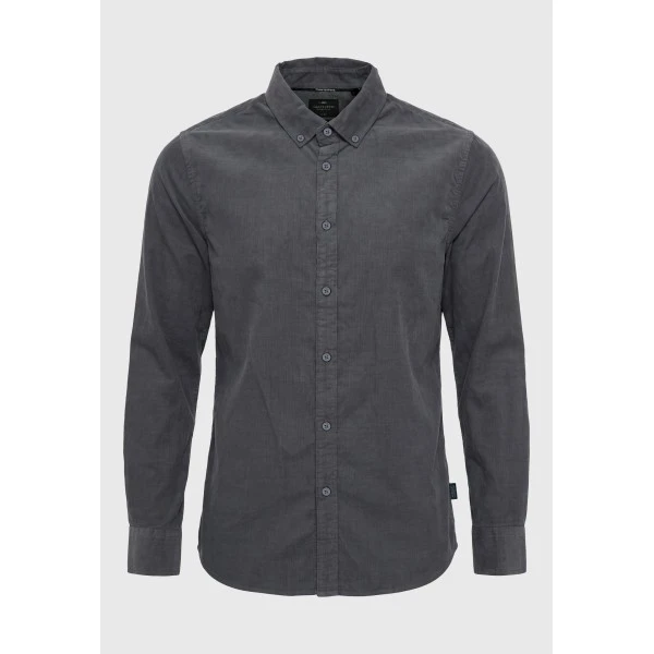 Funky Buddha Ανδρικό Πουκάμισο Basic (FBM014-003-05-ELEPHANT)