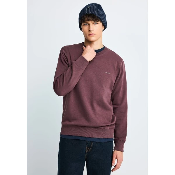Funky Buddha Ανδρικό Φούτερ Με Λαιμόκοψη (FBM014-003-06-SHADOW-MAUVE)