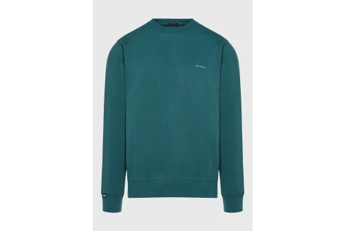 Funky Buddha Ανδρικό Φούτερ Με Λαιμόκοψη (FBM014-003-06-TEAL)