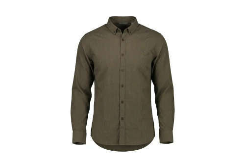 Funky Buddha Ανδρικό Πουκάμισο Καρό (FBM014-004-05-KHAKI)