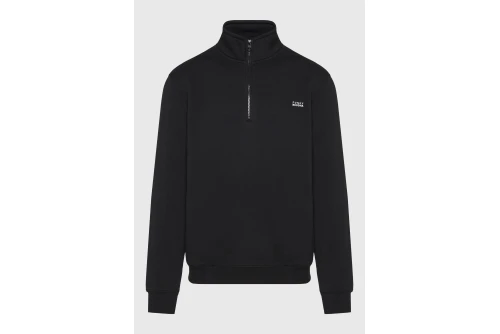 Funky Buddha Ανδρική Ζακέτα Φούτερ Με Κουκούλα (FBM014-005-06-BLACK)