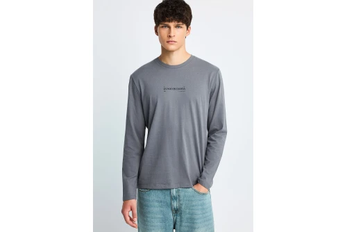 Funky Buddha Ανδρική Μπλούζα Με Μακρύ Μανίκι (FBM014-005-07-ELEPHANT)