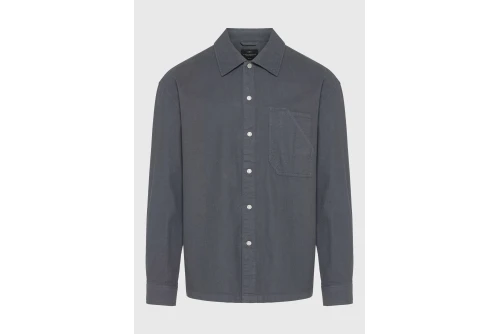 Funky Buddha Ανδρικό Πουκάμισο Basic (FBM014-008-05-DK-GREY)