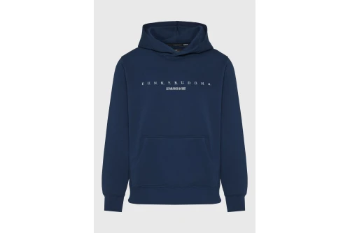 Funky Buddha Ανδρικό Φούτερ Με Κουκούλα (FBM014-009-06-NAVY)