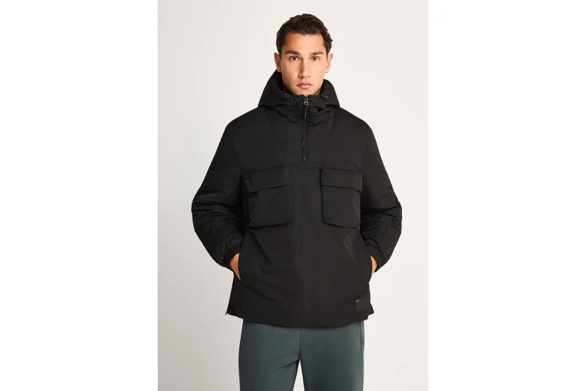 Funky Buddha Ανδρικό Casual Τζάκετ (FBM014-012-01-BLACK)