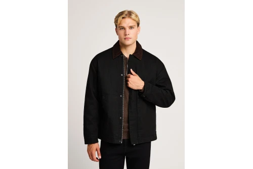 Funky Buddha Ανδρικό Casual Τζάκετ (FBM014-017-01-BLACK)