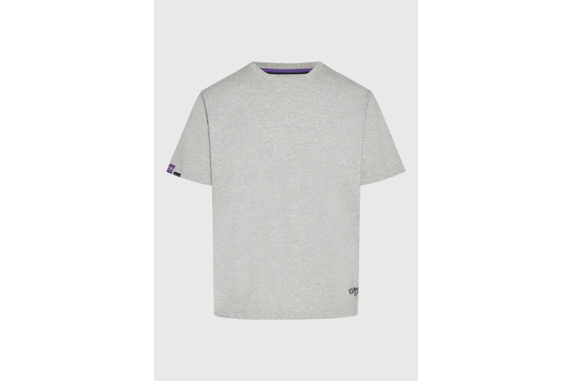 Funky Buddha Ανδρικό Κοντομάνικο T-Shirt Γκρι