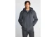 Funky Buddha Ανδρικό Μπουφάν Softshell με Κουκούλα Γκρι Σκούρο