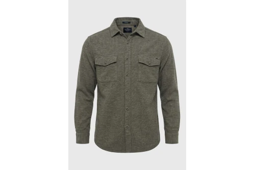 Funky Buddha Ανδρικό Πουκάμισο Casual (FBM014-021-05-DUSTY-OLIVE)