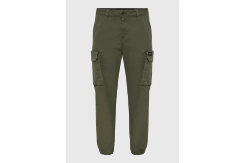 Funky Buddha Ανδρικό Παντελόνι Cargo (FBM014-030-02-DEEP-FOREST)