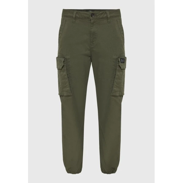 Funky Buddha Ανδρικό Παντελόνι Cargo (FBM014-030-02-DEEP-FOREST)