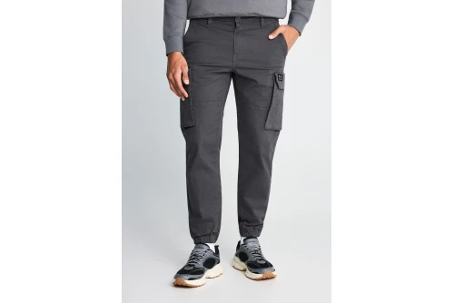 Funky Buddha Ανδρικό Παντελόνι Cargo (FBM014-030-02-DK-GREY)